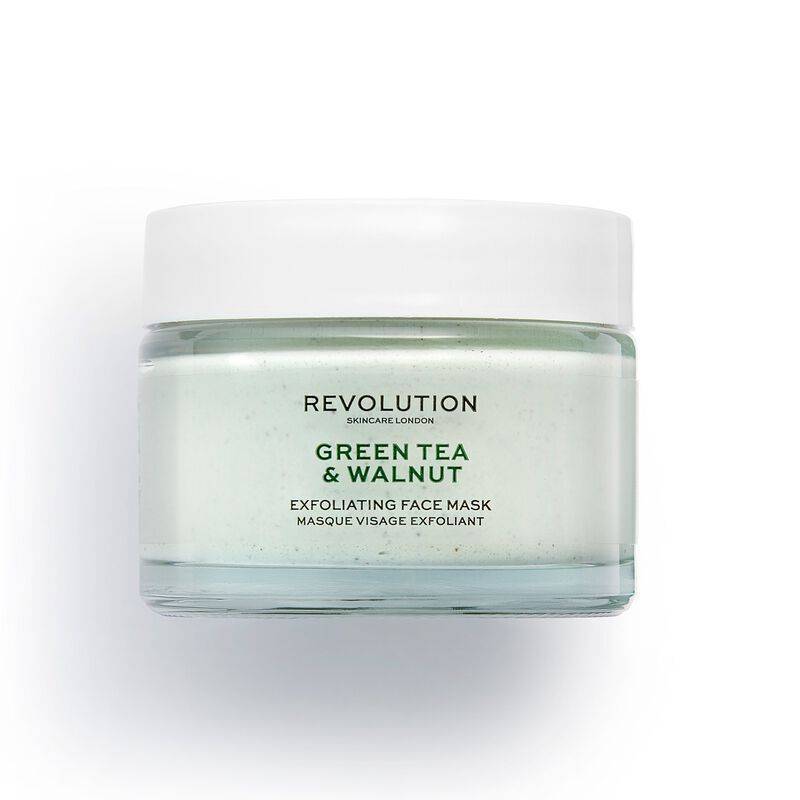 Makeup Revolution Green Tea And Walnut Exfoliating Face Mask
