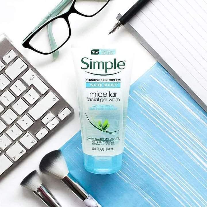 Simple Water Boost Micellar Facial Gel Wash 150ml Kablewala Bangladesh