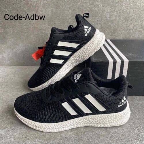 Adidas Black & White Shoe For Men, Size: 39