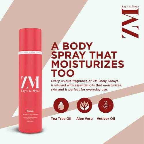 Zayn & Myza BRAVO Body Spray For Men, 3 image