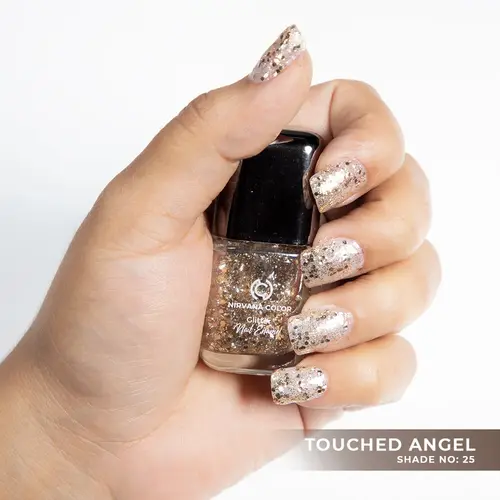 Nirvana Color Glitter Nail Enamel – Touched Angel -25| Kablewala Bangladesh Nirvana Color Glitter Nail Enamel – Touched Angel -25| Kablewala Bangladesh
