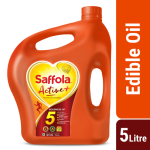 Saffola Active Oil Blended Edible Vegetable Oil 5 Litre