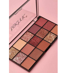 Technic Invite Only Pressed Pigment 15 Matte Shimmer Eyeshadow Palette Glitter