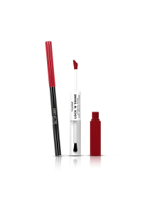 Wet & Wild Lipliner E656B (Red the scene) And Wet N Wild - Megalast Lock 'n' Shine Lip Color + Gloss, Red -y for me