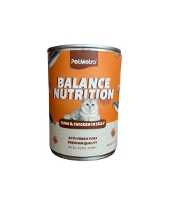 Petmetro Balance Nutrition Tuna Chicken Can Food 450 gm