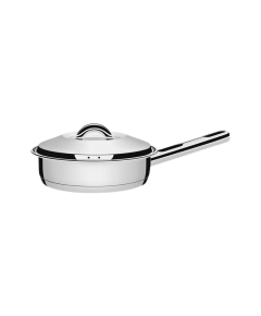 Tramontina Sauce Pan 20cm Flate with lid handle and tri-ply base - 62500/200
