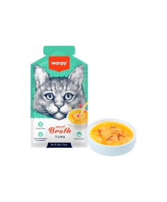 Wanpy Meat Broth Cat Pouch Tuna 50gm