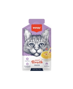 Wanpy Meat Broth Cat Pouch Duck 50 gm