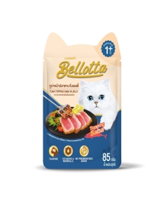 Bellotta Adult Pouch Tuna Topping Saba in Jelly 85gm