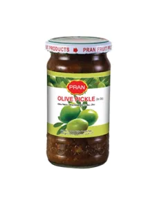 PRAN Pickle Olive 400 g Glass Jar