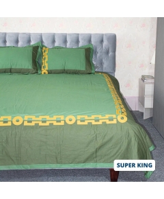 Green Applique Bedsheet