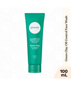 Groome Green Clay Oil Control Face Wash 100.0 ml