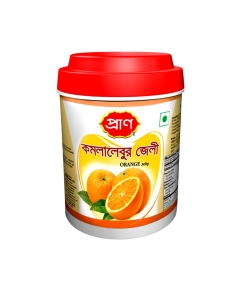 PRAN Orange jelly 650 gm plastic jar