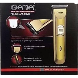 Gemei GM-6028 Runtime: 45 Trimmer for Men, 4 image