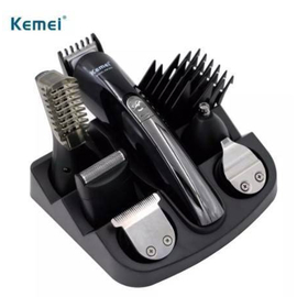 Kemei Rechargeable km-600 Multi-functional 11 in 1 Grooming Kit Shaver & Trimmer