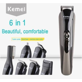 Kemei Rechargeable km-600 Multi-functional 11 in 1 Grooming Kit Shaver & Trimmer, 2 image