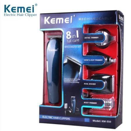 KM-550 Kemei 8 in 1 Rechargeable Hair Trimmer, 5 image
