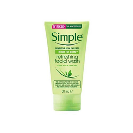 Simple Kind To Skin Refreshing Facial Wash Gel (150 ml )