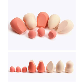 MAANGE 8pcs makeup sponge with a box Orange, 3 image