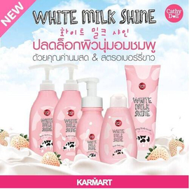 Cathy Doll White Milk Shine Lotion 400ml, 2 image