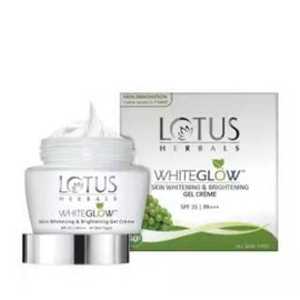 Lotus Herbals White Glow Skin Brightening Gel Cream - 60gm