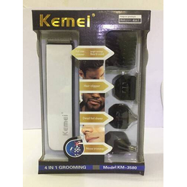 Kemei KM 3580 4 in 1 Rechargeable Professional Grooming Kit