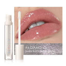 FOCALLURE PLUMP MAX MOISTURIZING LIP GLOSS-#06- DIAMOND