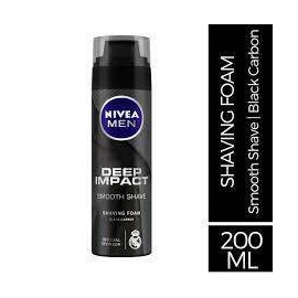 Nivea Men Deep Impact Smooth Shaving Foam 200ml