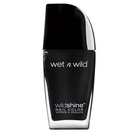 Wet n Wild Shine Nail Color (Black Creme)