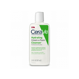 CeraVe Travel Size Hydrating Cream To Foam Cleanser 87ml