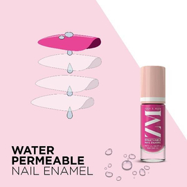 Zayn & Myza Breathable Nail Enamel- Pink Popsicle, 4 image