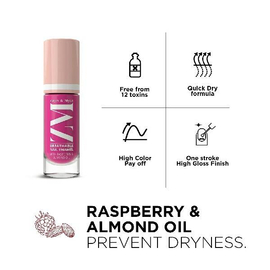 Zayn & Myza Breathable Nail Enamel- Pink Popsicle, 6 image