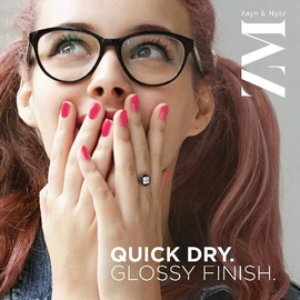 Zayn & Myza Breathable Nail Enamel- Rose Macaroon, 2 image