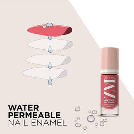 Zayn & Myza Breathable Nail Enamel- Rose Macaroon, 3 image