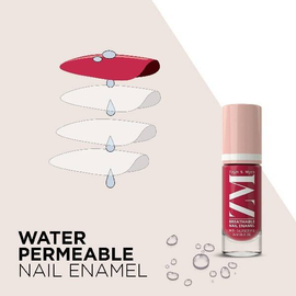 Zayn & Myza Breathable Nail Enamel- Strawberry Jelly, 5 image