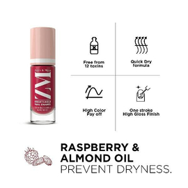 Zayn & Myza Breathable Nail Enamel- Strawberry Jelly, 6 image