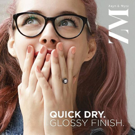 Zayn & Myza Breathable Nail Enamel- Coffee Cream, 2 image