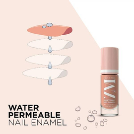 Zayn & Myza Breathable Nail Enamel- Coffee Cream, 3 image