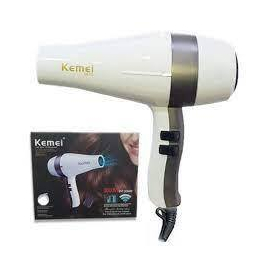 Kemei Km-5813 Hair Dryer  (3000 W, White)