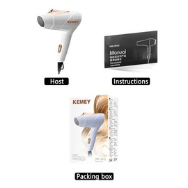 KEMEY KM-3312 Household high-power dedicated negative ion hair dryer, 3 image