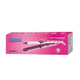KEMEI KM-1291 3 In 1 Triple Iron Hair Straightener Multifunction Heated Roller Hair Care Styling Tools, 2 image