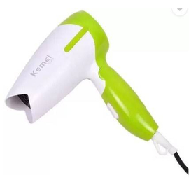 Kemei KM 3326 Hair Dryer  (1200 W, White, Green), 3 image