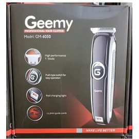 Geemy GM-6050 Professional NKZ Hair & Beard Trimmer Runtime: 60 min Trimmer for Men & Women  (Black), 2 image