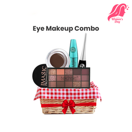 Eye Makeup Combo (W7 Eyeliner, Technic Mega LASH, Eyeshadow Palate, Imagic Pomed)