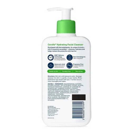 CeraVe Hydrating Facial Cleanser 87ml, 2 image