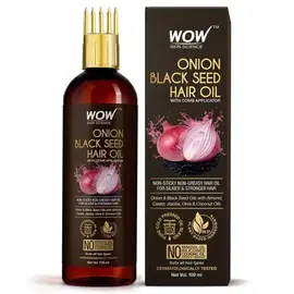 Wow Onion Black Seed Hair Oil with Comb Applicator, 2 image
