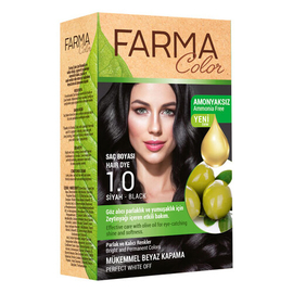 Farmasi Farmacolor Expert Hair Dye 1.0 Black, 2 image