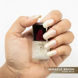 Nirvana Color Glitter Nail Enamel  Miracle Brush -21