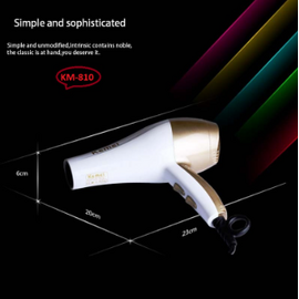 Kemei KM-810 3000W Powerful Professional Hair Dryer, 2 image