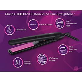 PHILIPS HP8302 Selfie Straightener (Black), 2 image